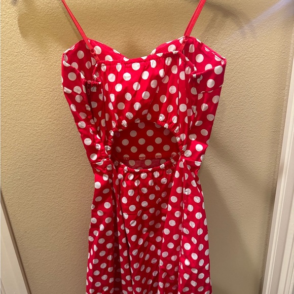 Ixia | Red Polka dot dress - Picture 2 of 3
